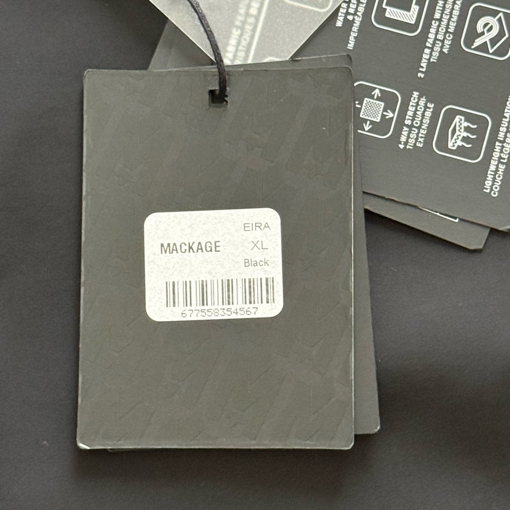 Mackage EIRA XL Black Luxe Ski Pants Water Resistant Stretch NWT Snow Pants BNWT - Picture 5 of 13